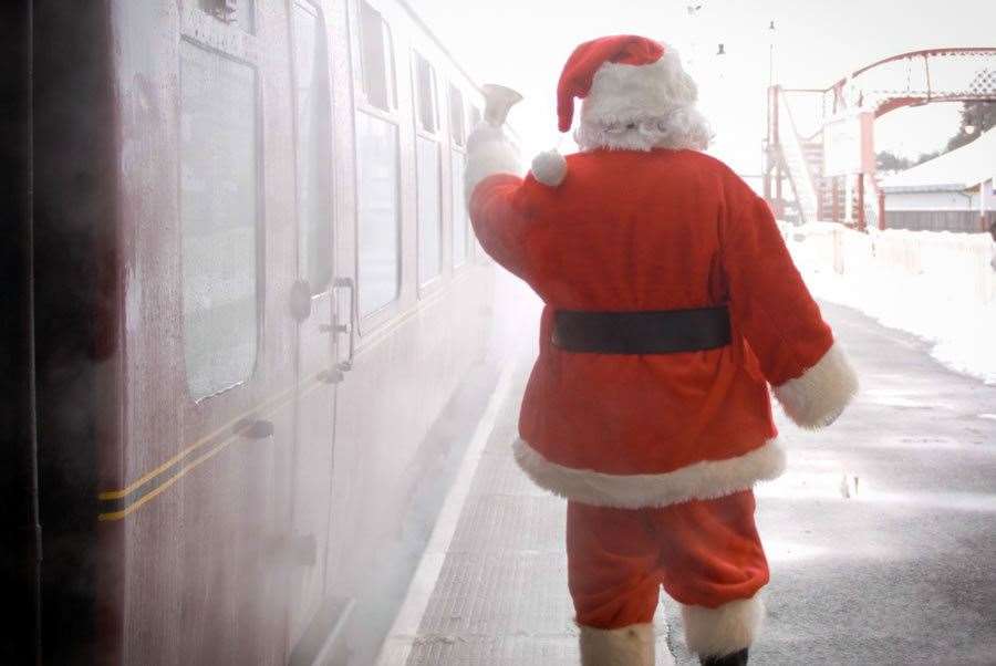 Santa Claus is returning to the Strathspey Steam Railway platform from this weekend