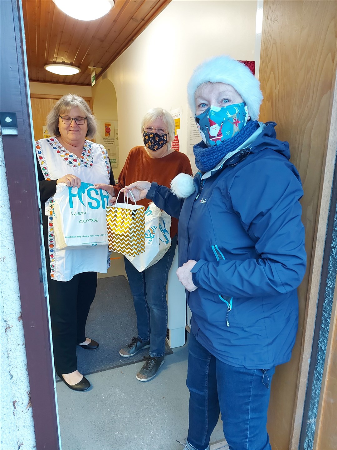 Festive fish suppers delivered by Jean Stewart of Open Arms