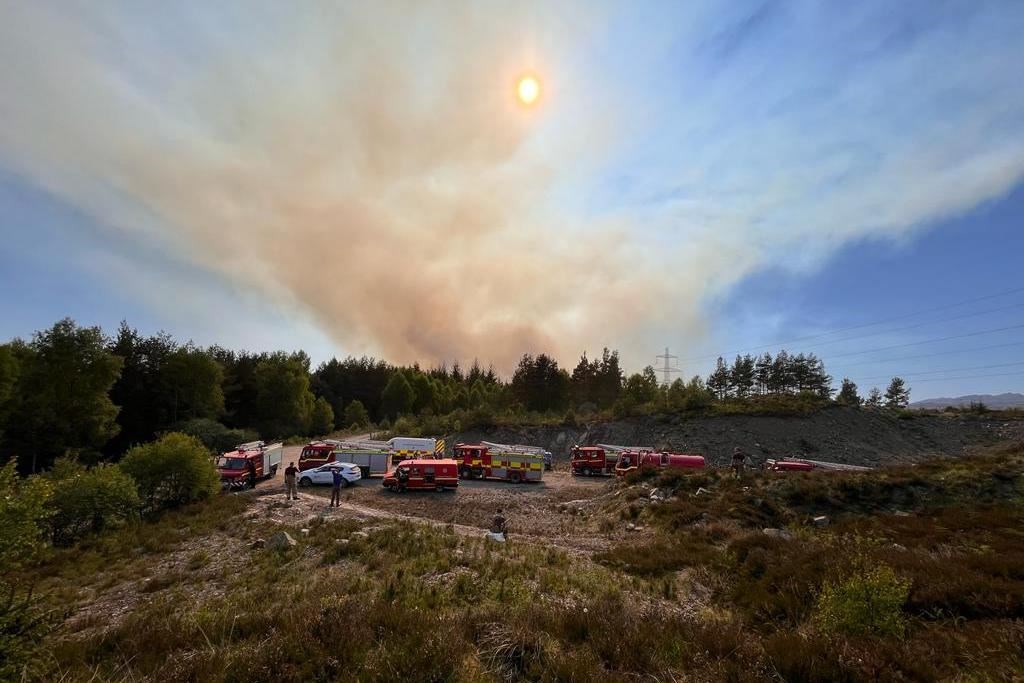 999 crews at the wildfire on RSPB Cormionny Nature Reserve in May, last year. Such outbreaks on the doorstep of the national park have been instrumental in the CNPA being pro-active to try and stop similar blazes.