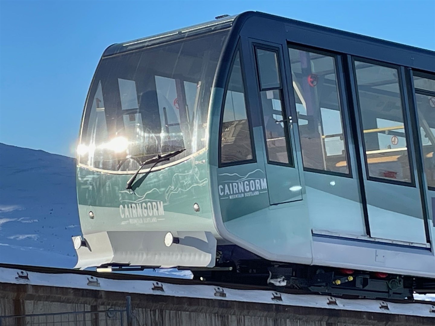 The Cairngorm funicular is now running once again at the ski resort.