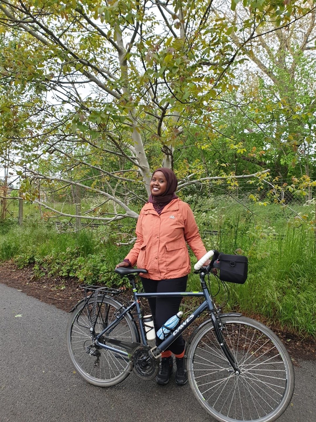 Samra Said is the chairperson of Cycle Sisters, a group for Muslim women (RideLondon/PA)