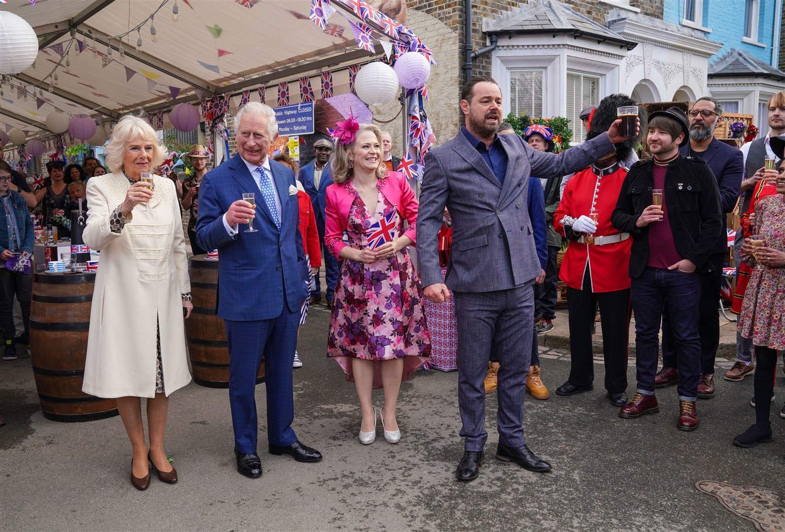 A special episode marking the Queen’s Platinum Jubilee earlier this year featured appearances from Charles and Camilla (BBC/PA)