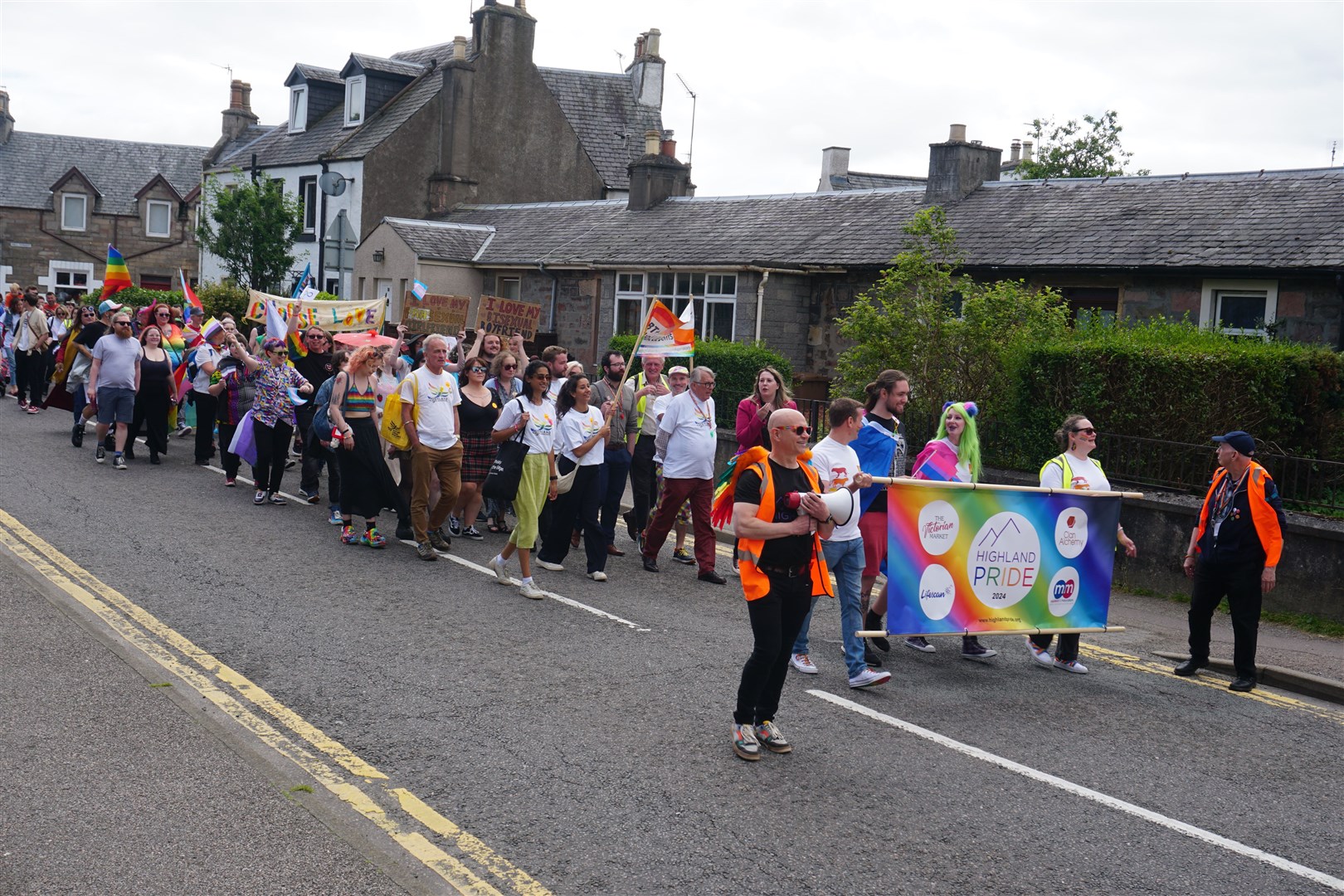 Thousands of people have attended Highland Pride's events each year since its inception in 2018. Picture: Federica Stefani.