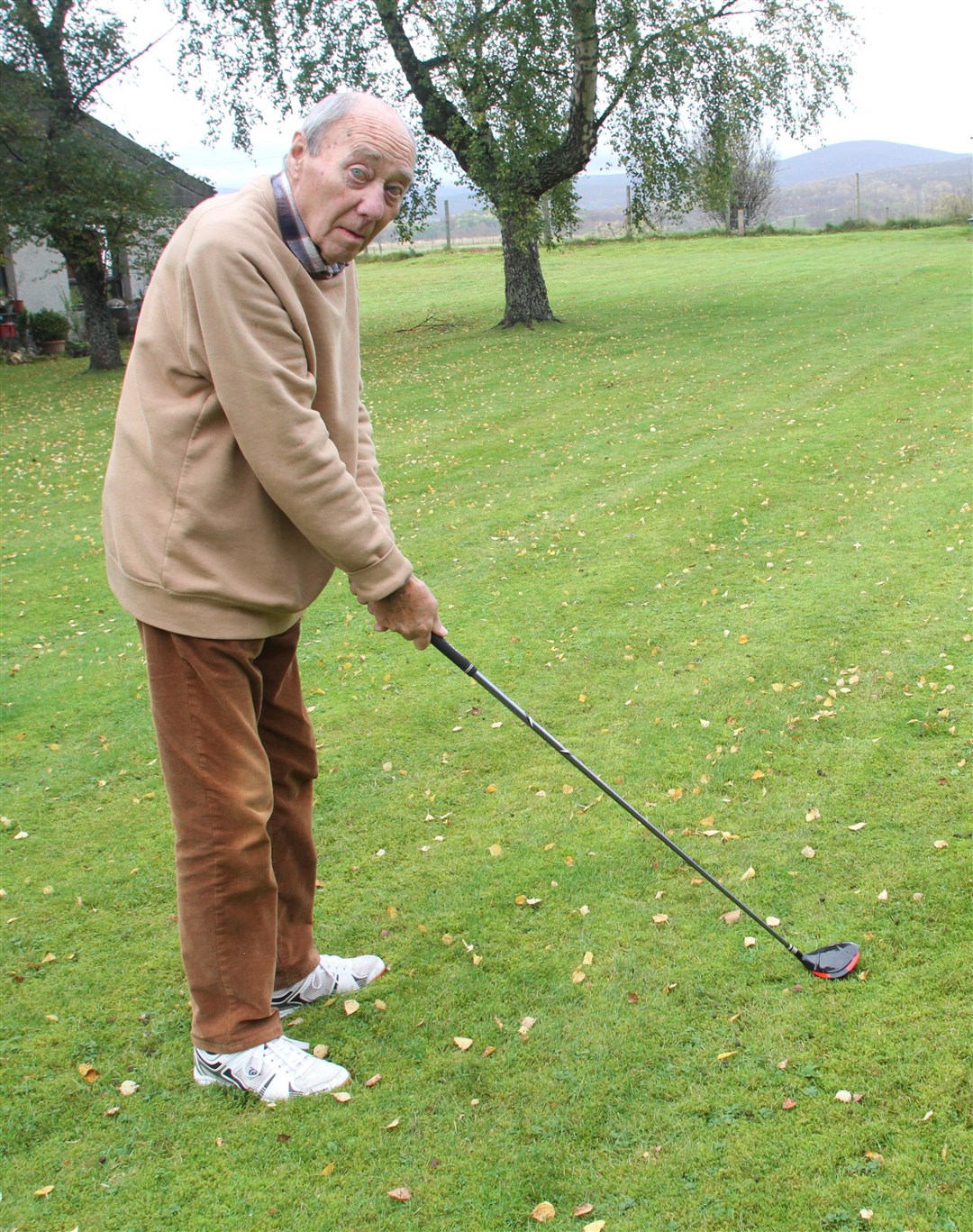 Billy Ogg: teeing up for the Guinness Book of Records?