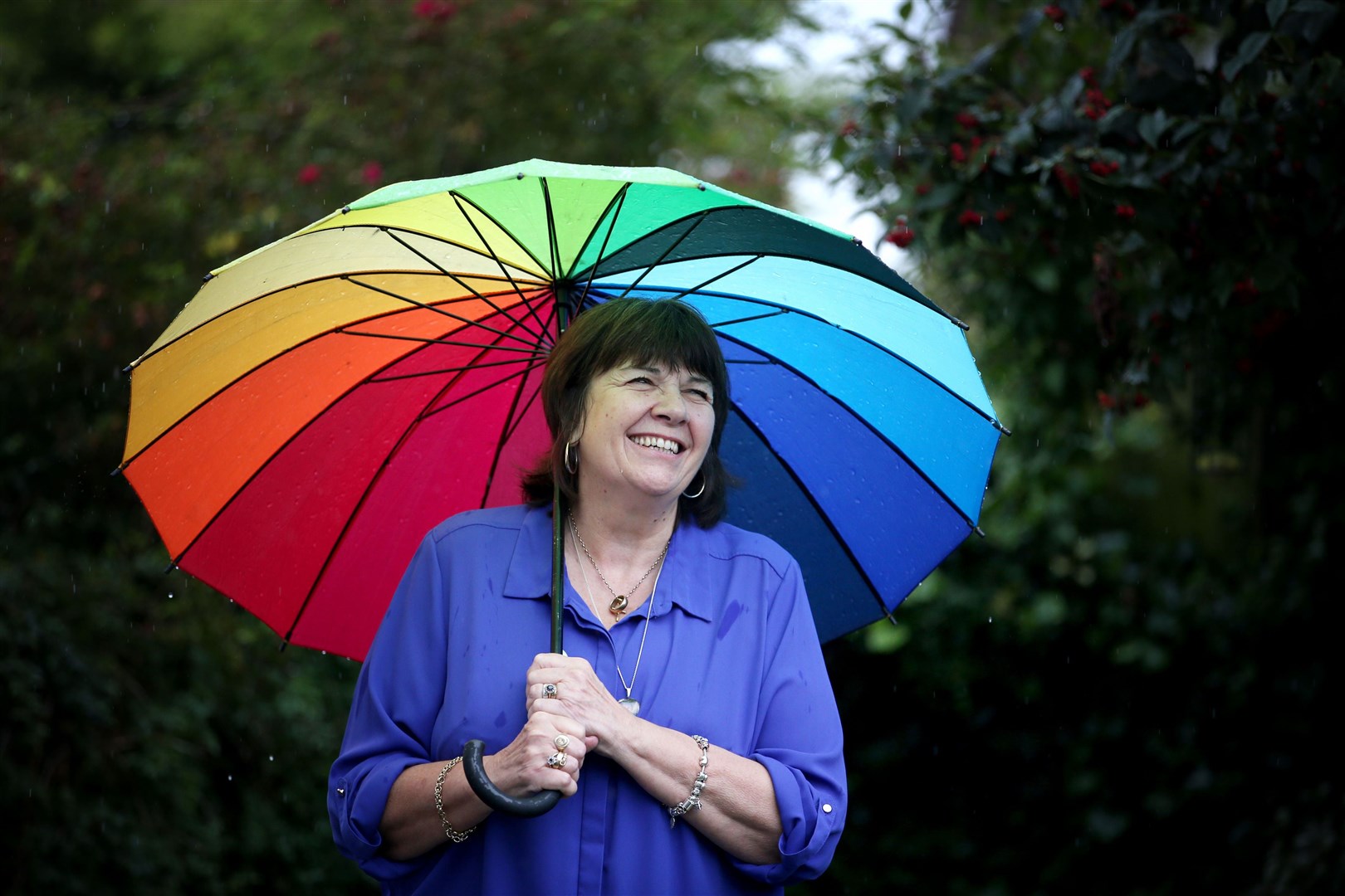 Amanda Kopel, at her home in Kirriemuir, Angus, where she lived with her late husband Frank, a professional footballer (Jane Barlow/PA Wire)