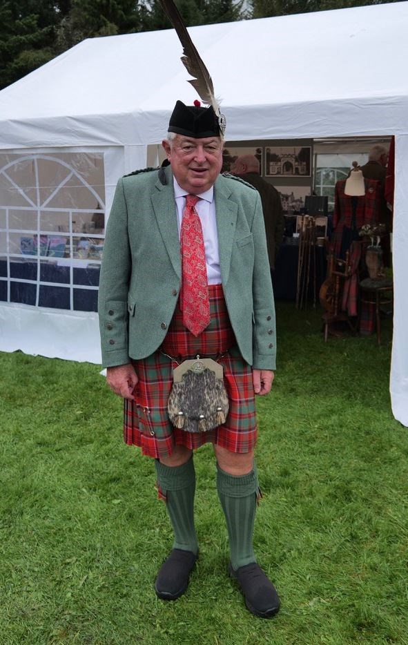 The New Clan Grant chief Michael Grant.