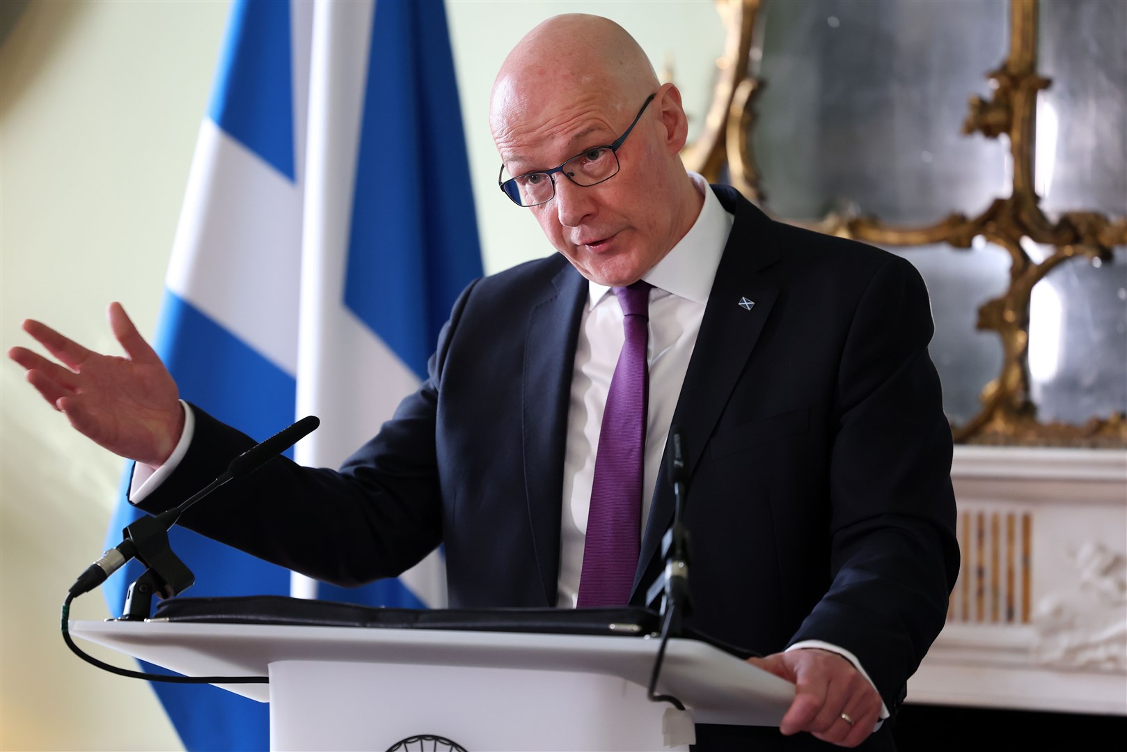 The First Minister said a Reform UK government would be ‘bad for all of us’ (Jeff Mitchell/PA)