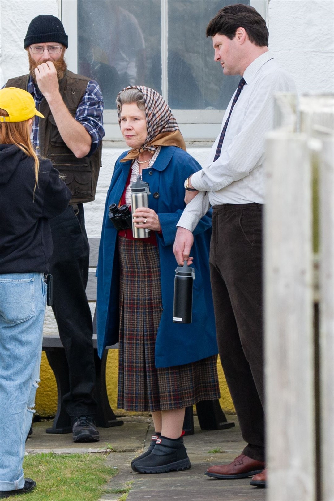 Imelda Staunton is portraying the Queen in the show's latest series. Picture: Daniel Forsyth..