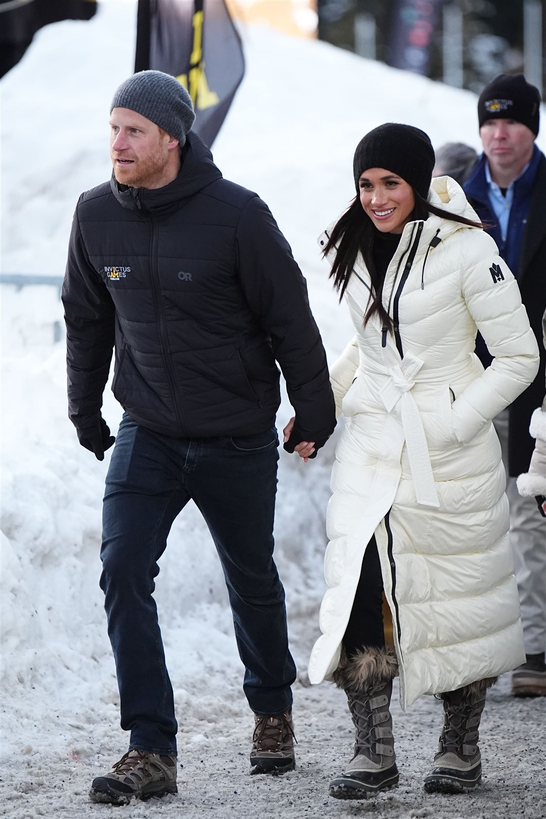 Harry and Meghan have been watching many of the events staged at the games (Aaron Chown/PA)