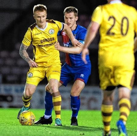 Jamie McCart has not yet started a league game for Caley Thistle this season. Picture: Ken Macpherson