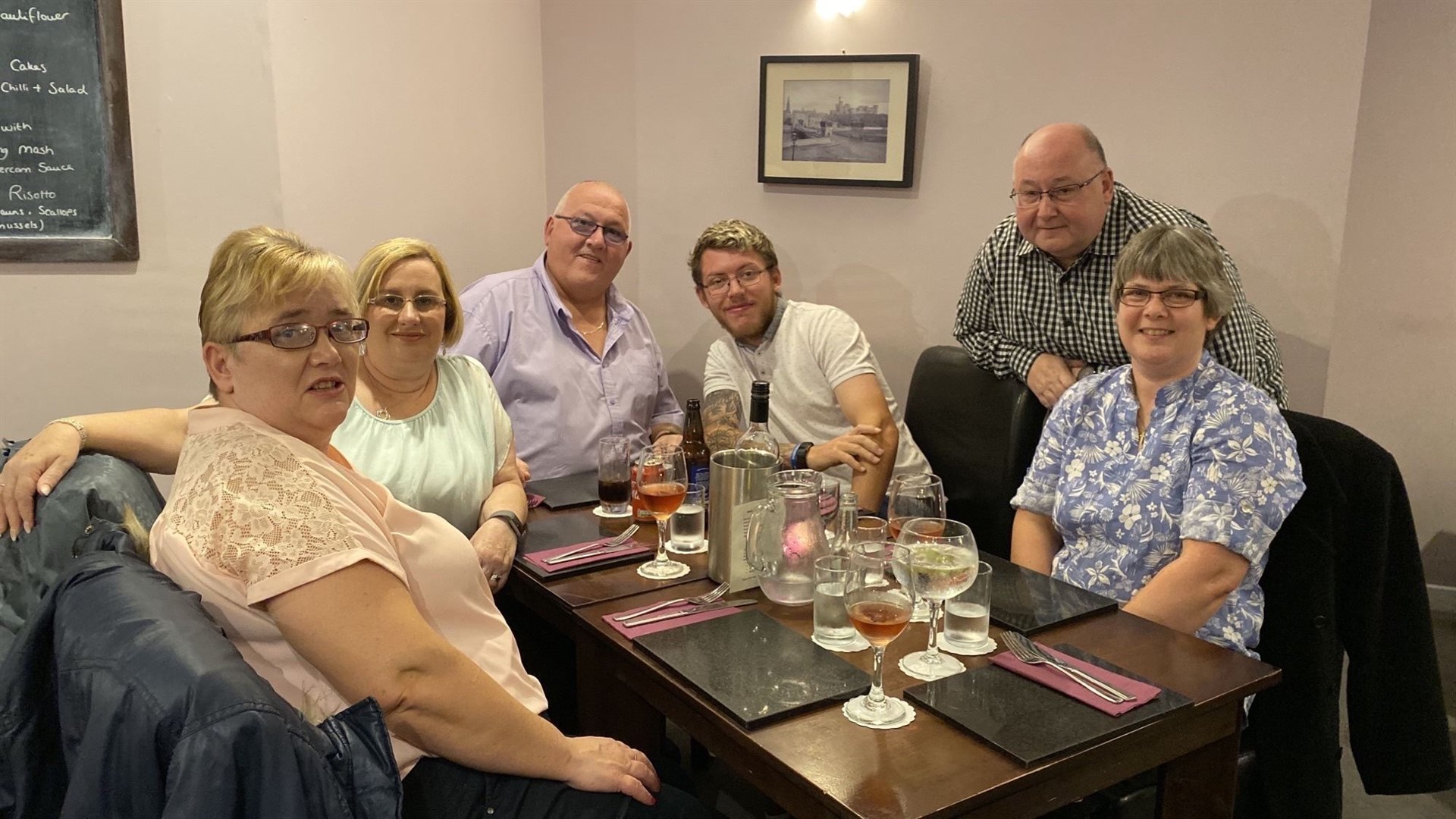 Family meant everything to lorry driver Alan Jones. Pictured from left are Ann Jones, Vicky Dunbar, Alan Jones, Thomas Jones, Robert Dunbar and Trudy Irvine.