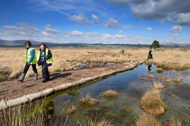 Peatland demonstration day. Picture: Lorne Gill, NatureScot