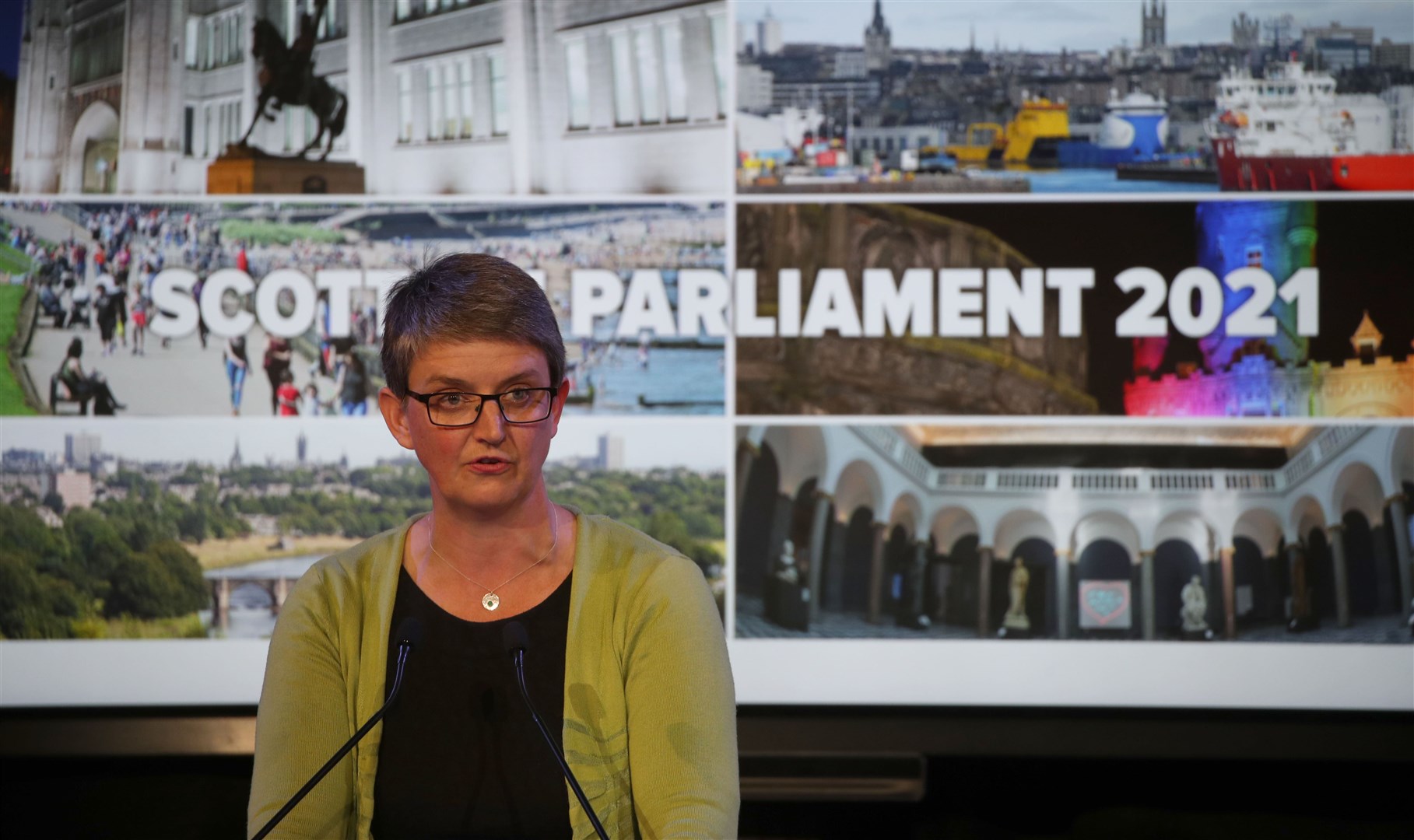 The Scottish Green MSP, Maggie Chapman, has called for the block to be lifted (Andrew Milligan/PA)