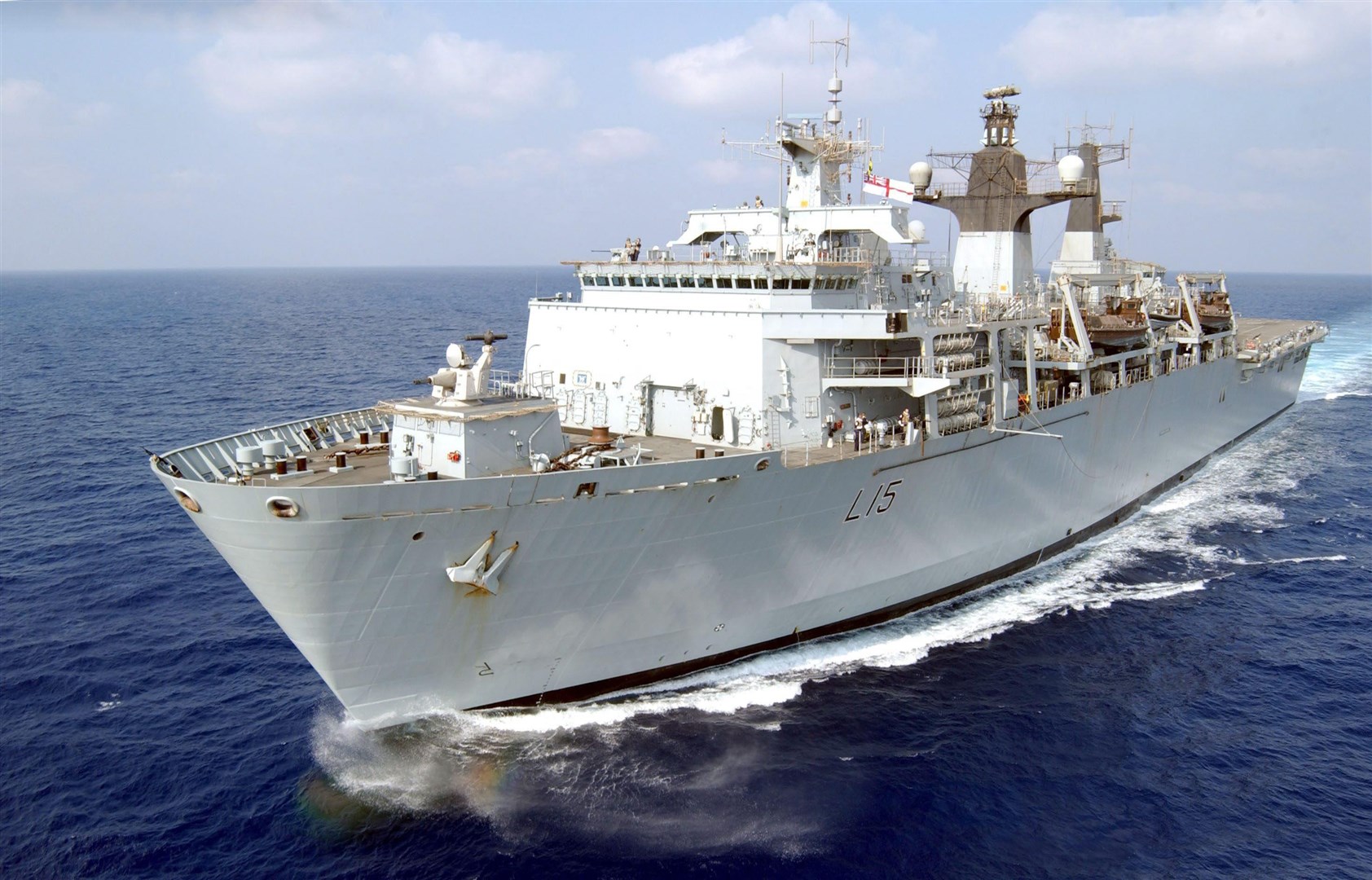 HMS Bulwark (LA/Phot Dave Griffiths/PA)