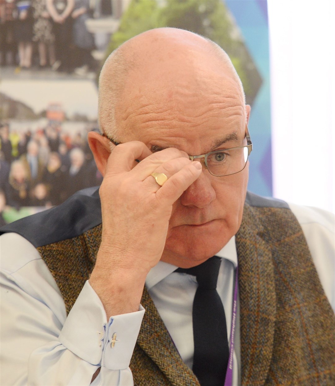 Highland Council budget leader Councillor Alister Mackinnon. Picture: Gary Anthony.