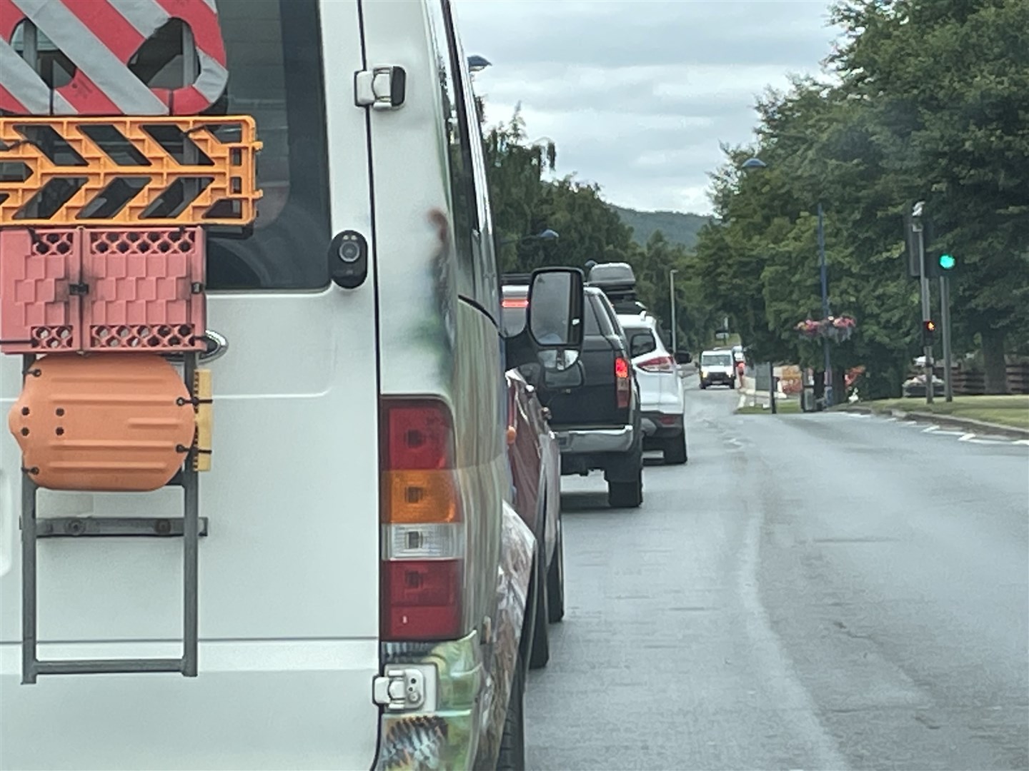 There is now an end to the long tailbacks which have caused frustration for more than a month in Aviemore.