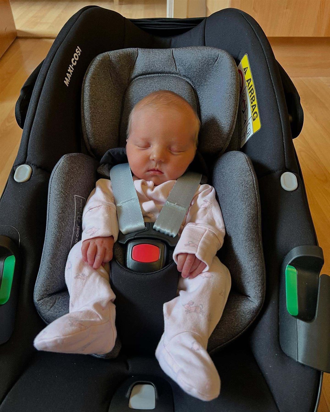 A Christmas Day baby for Buckie Thistle footballer Sam Morrison and his partner Ellen Stewart who welcomed their daughter Noa Rae Morrison into the world at 3.19pm on the big day.
