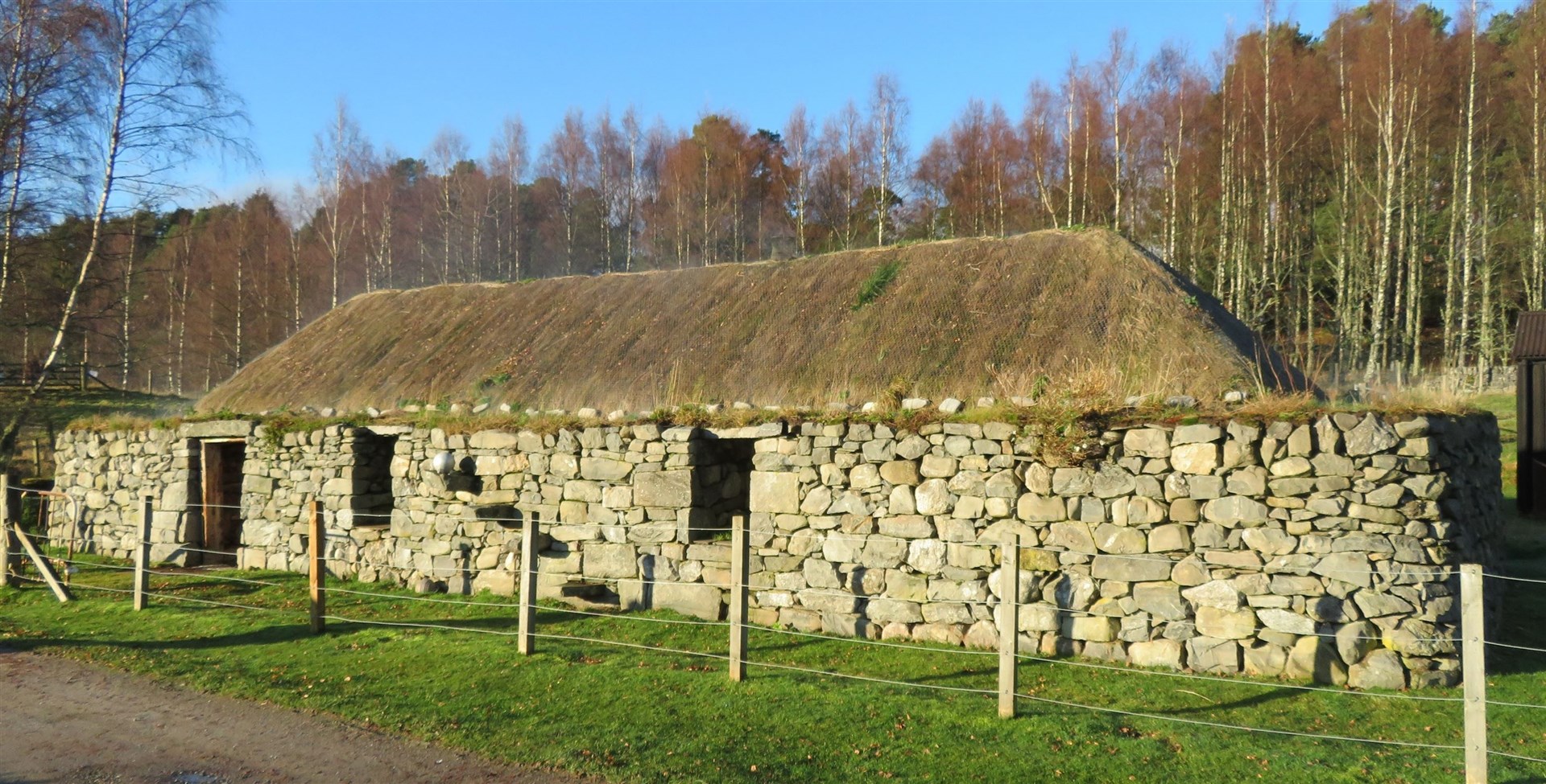 The historic Blackhouse at the Highland Folk Museum.