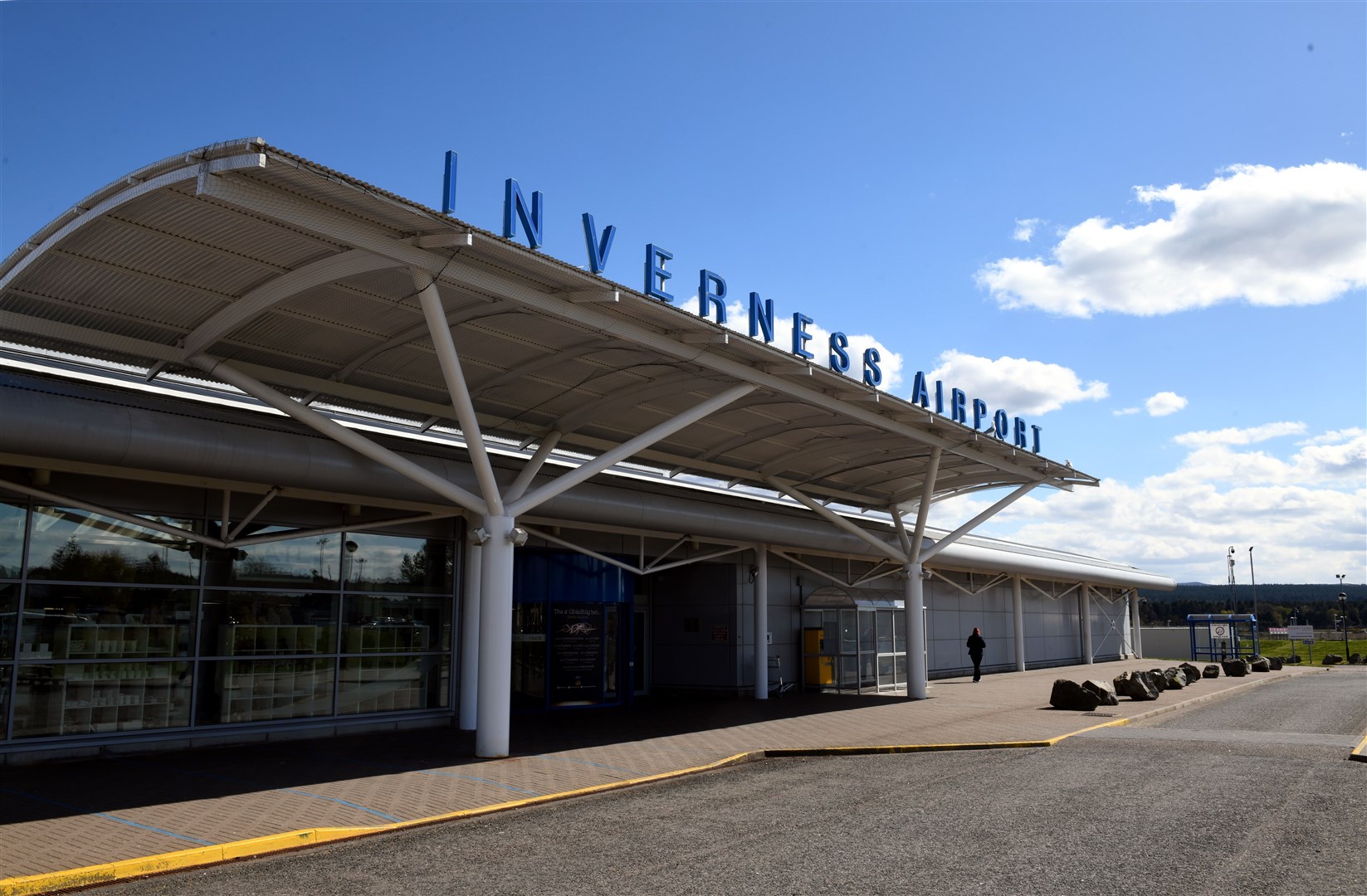 Two airlines have cancelled flights today at Inverness Airport.
