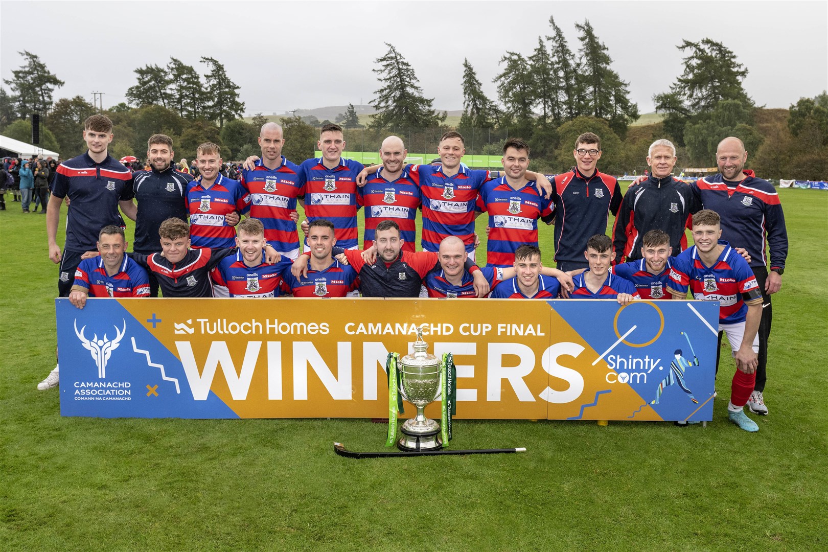 The victorious Kingussie team. Picture: Neil Paterson