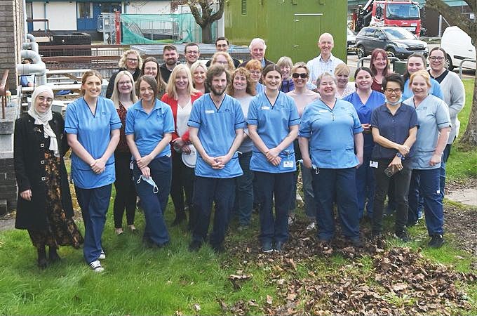 The ophthalmology team at Raigmore Hospital prepares to move to the new National Treatment Centre at Inverness Campus.