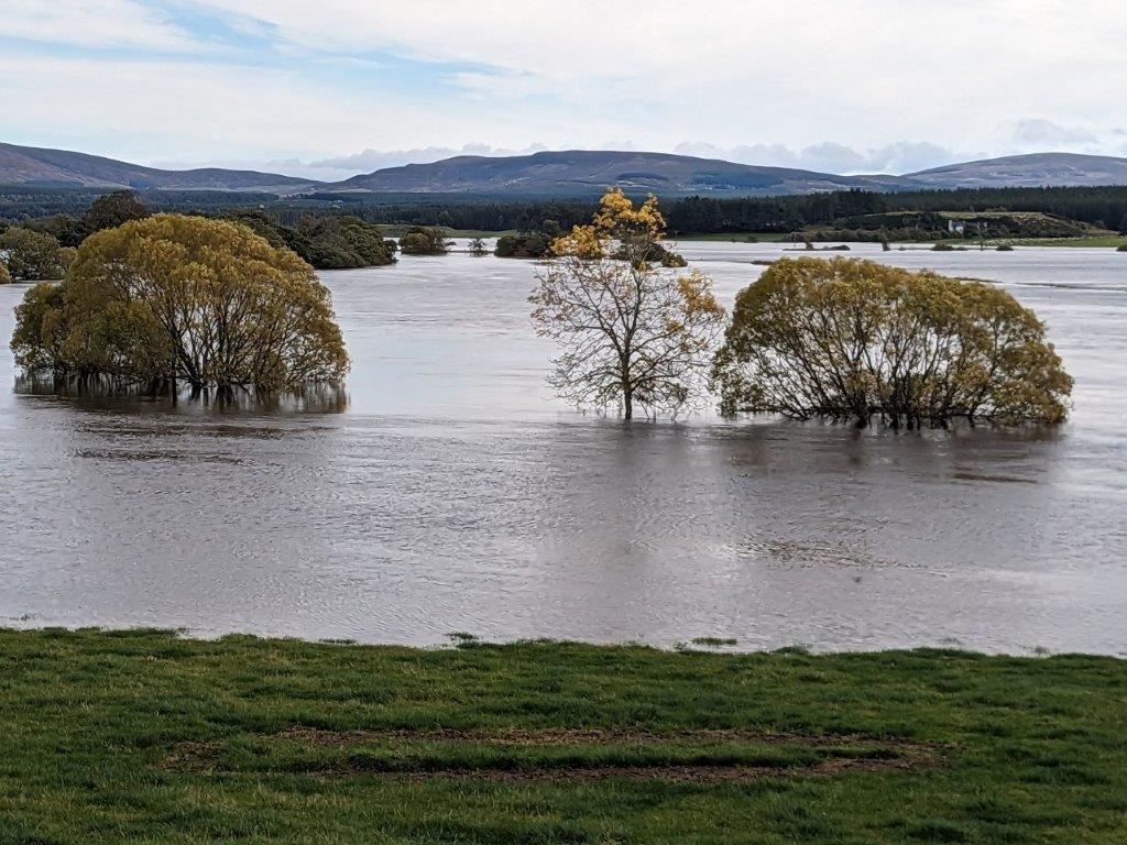 The waters are still receding, but for how long? A yellow rain warning is now in place for across the eastern areas. Picture: Graham Keith