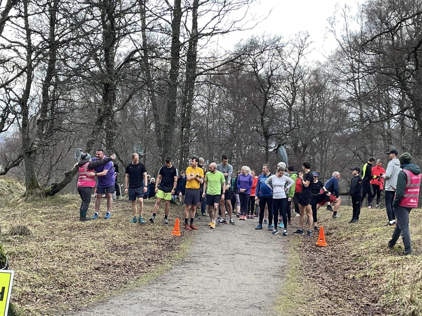 Here we go again! Today's start in Aviemore