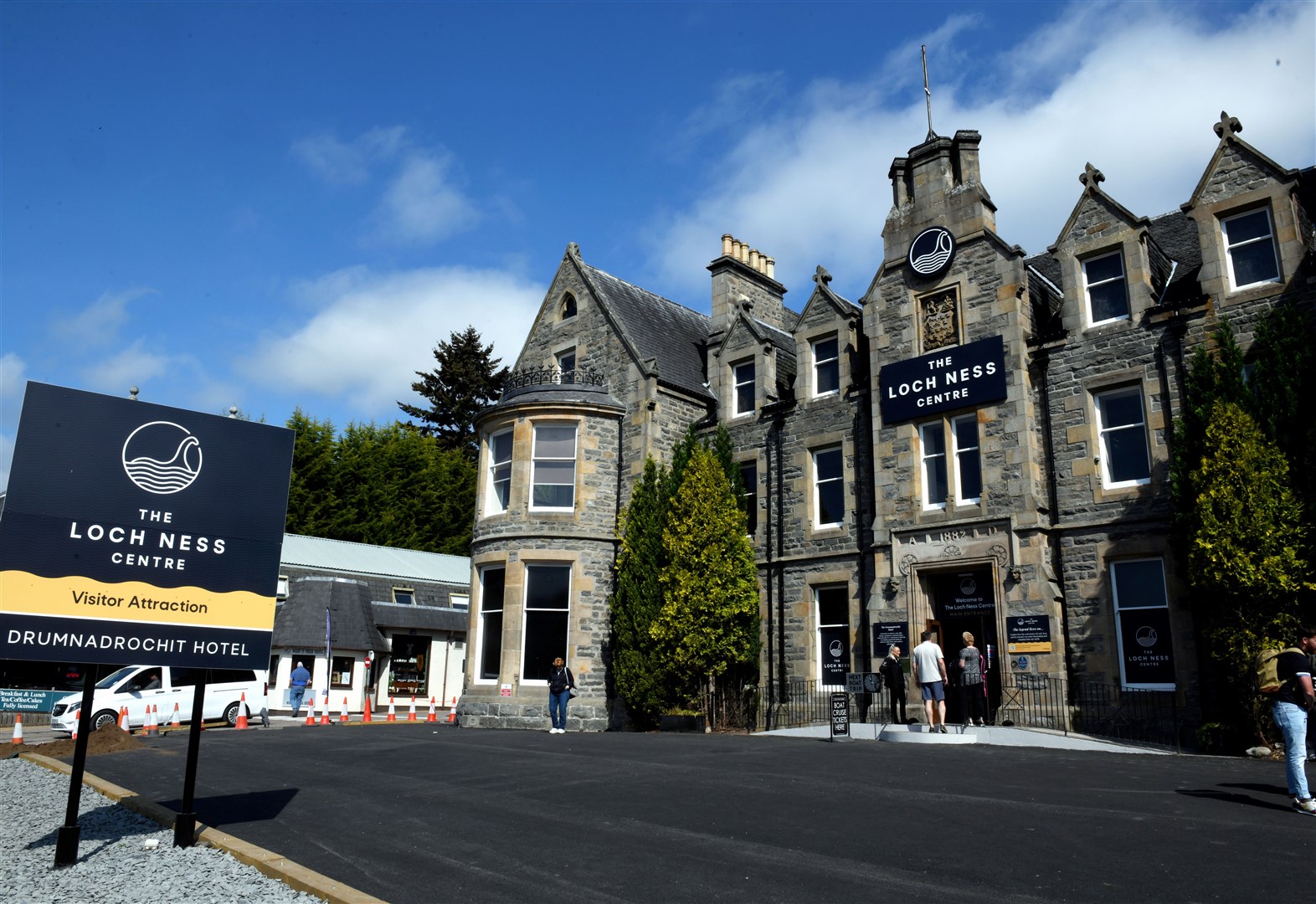 The Loch Ness Centre locator. Drumnadrochit Hotel locator. Picture: James Mackenzie.