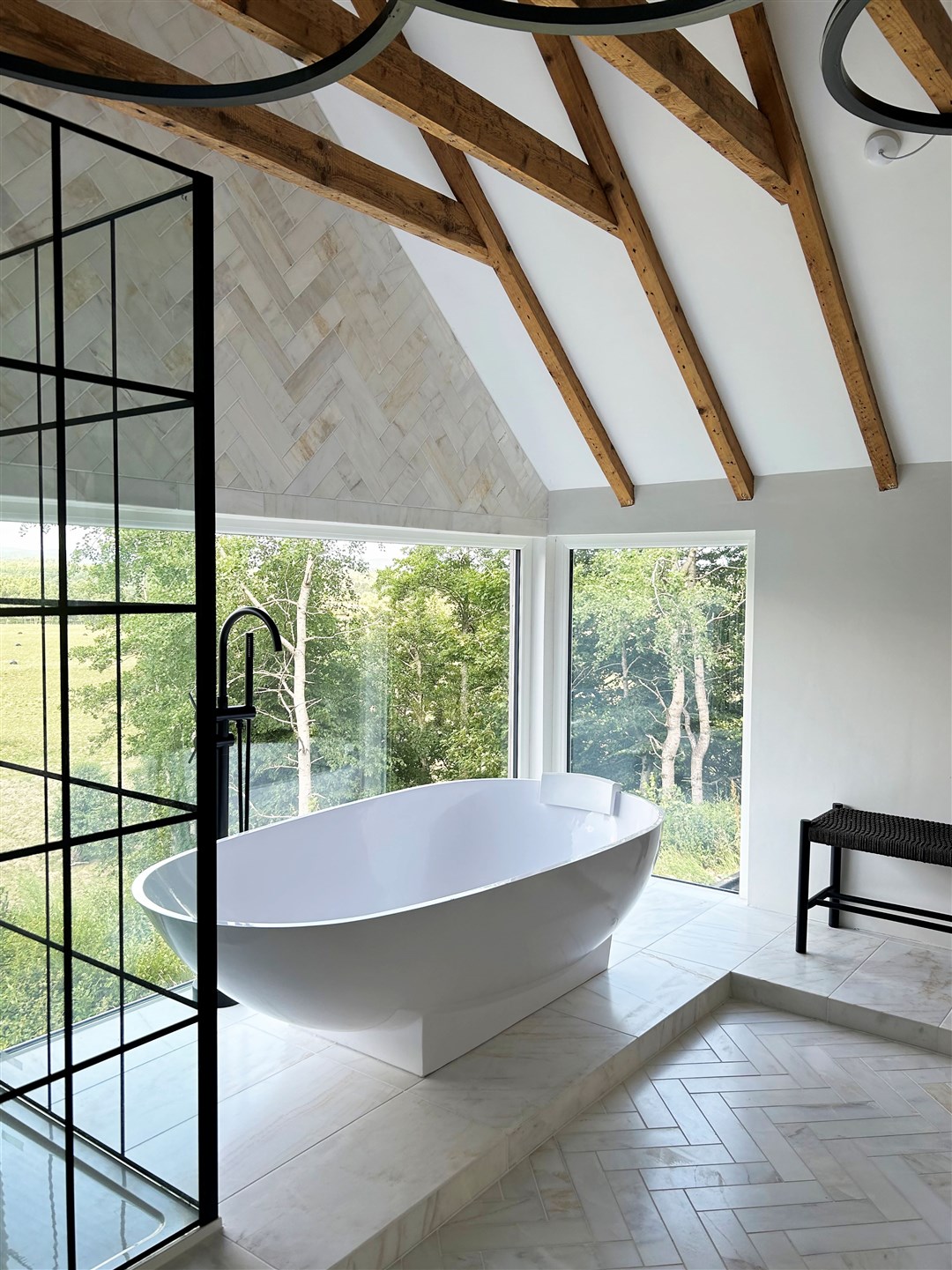 A bathroom with a view.