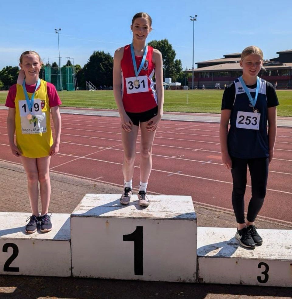 Each event saw a top three given their respective colour of medals.