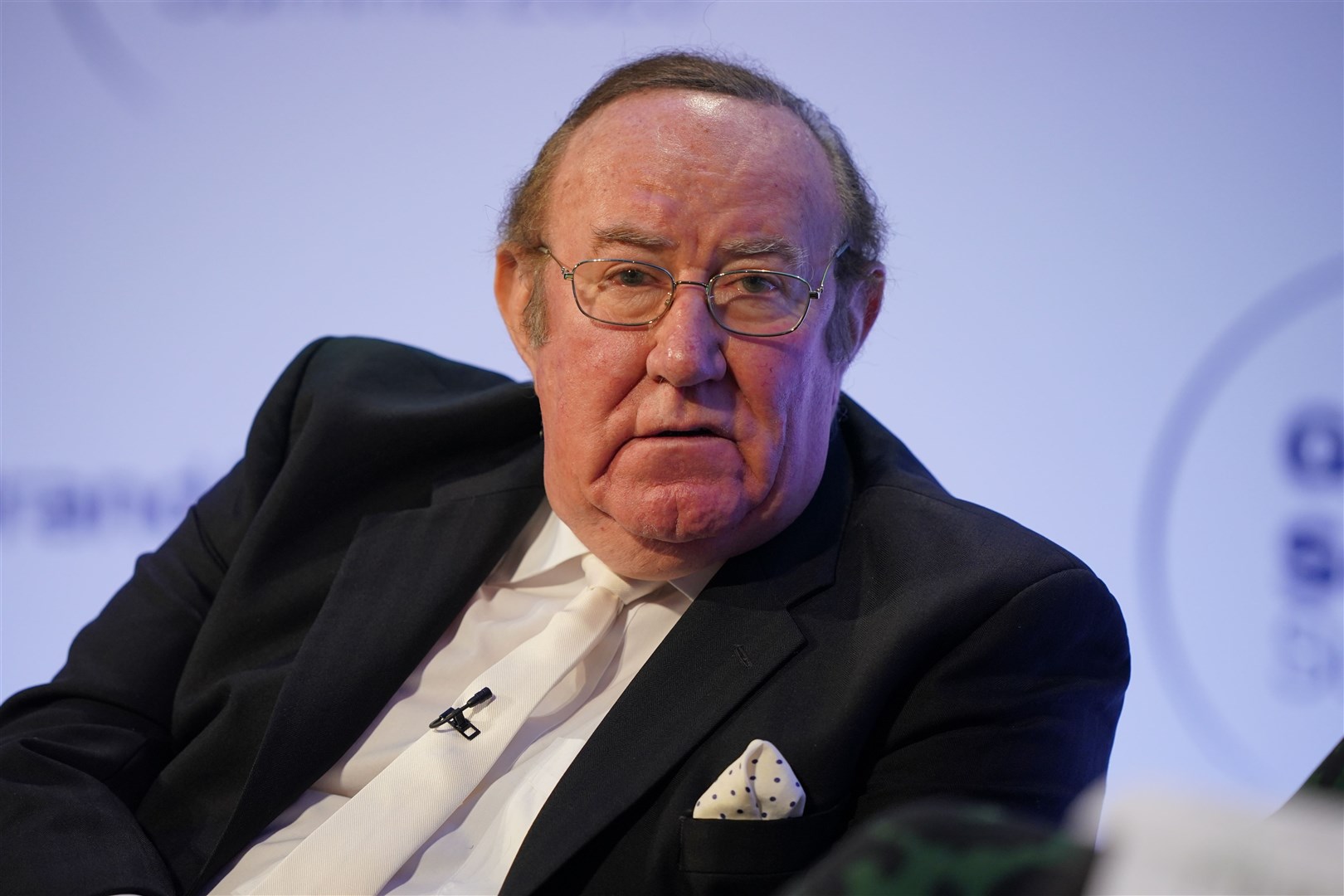 Former GB News chairman Andrew Neil said Ofcom needs to grow a backbone and quick” over the issue of politicians hosting TV programmes (Jonathan Brady/PA)