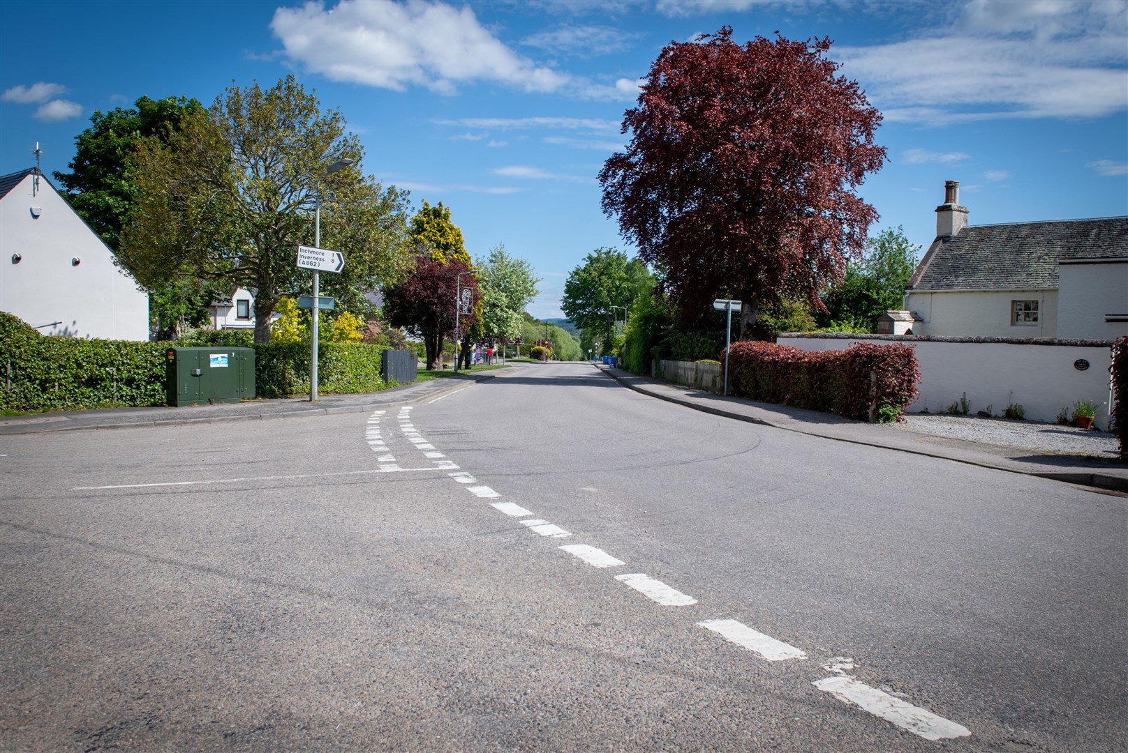The B9164 in Kirkhill is one of the locations planned for the fake speed bumps.