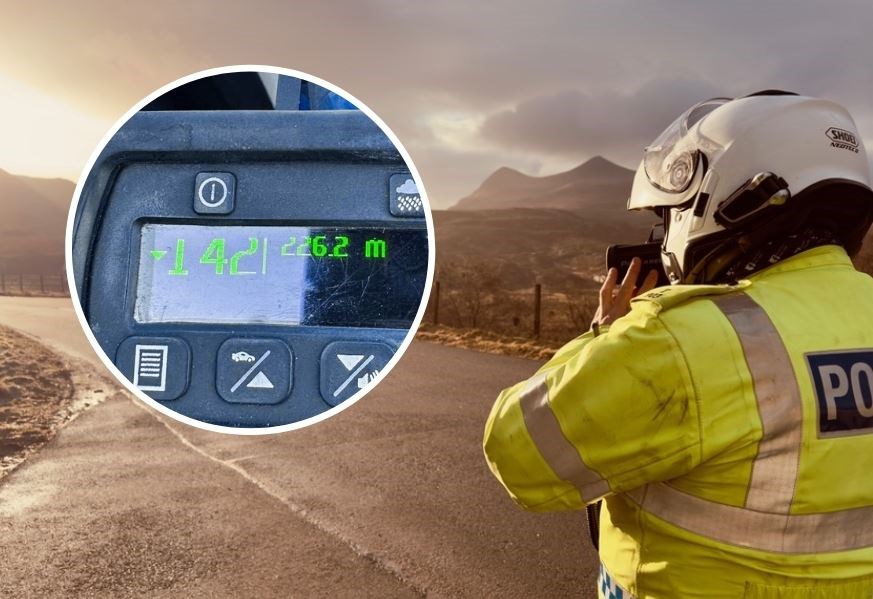 Police caught drivers doing up to 142mph on Highland roads at the weekend.