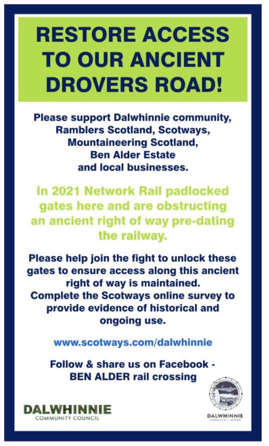 Sign of a long fight ahead for campaigners at Ben Alder crossing