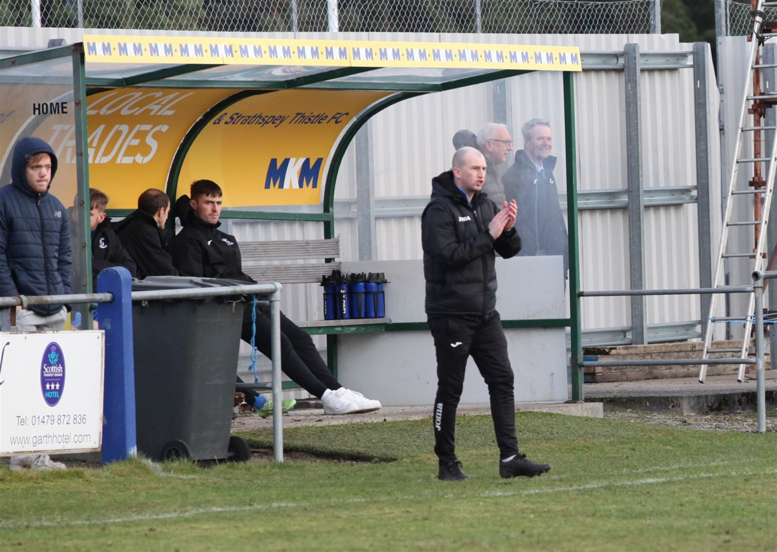 Strathspey Thistle manager Rob MacCormack took away a lot of positives from last week's display against a strong Formartine United side. Picture: Frances Porter.