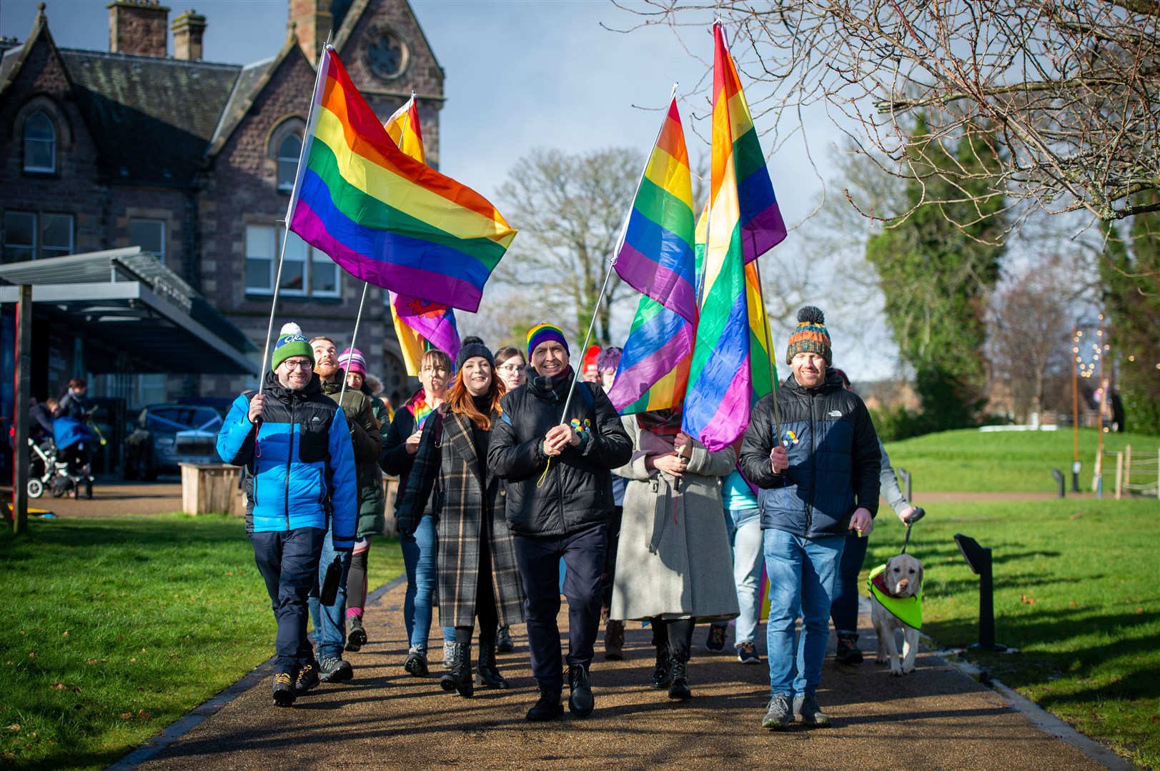 Highland Pride Winter Walk. Picture: Callum Mackay