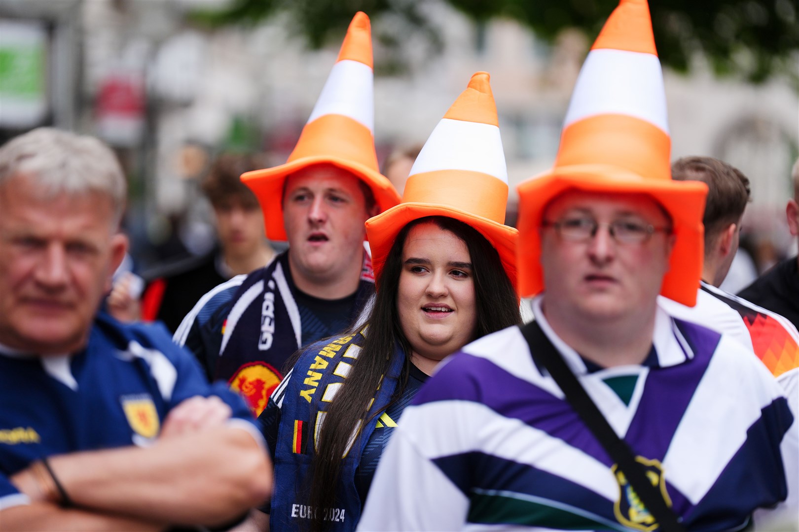 Fans have flocked to Munich ahead of the game (Andrew Milligan/PA)