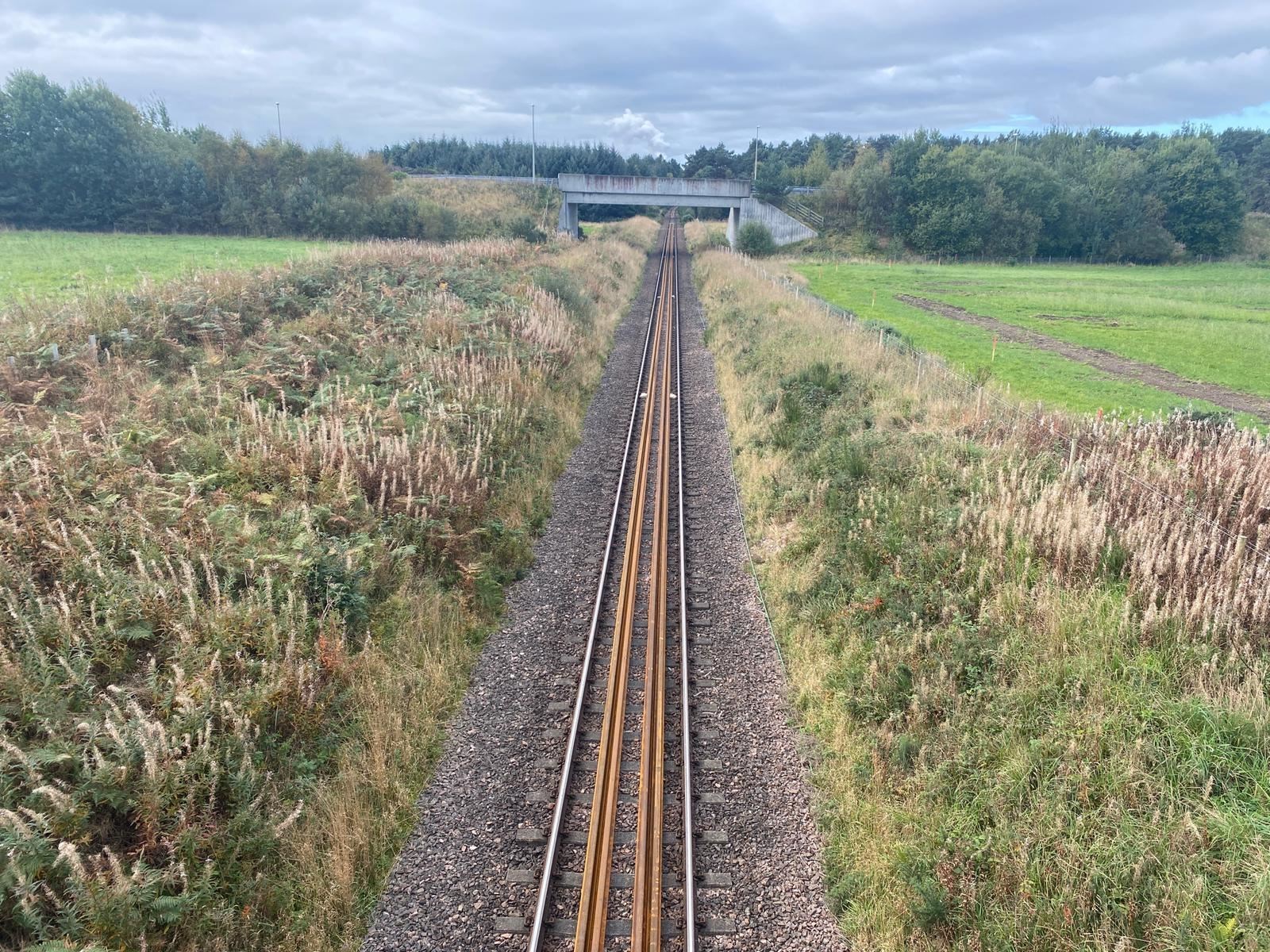 Developments at Dalcross, for the new Inverness Airport station.