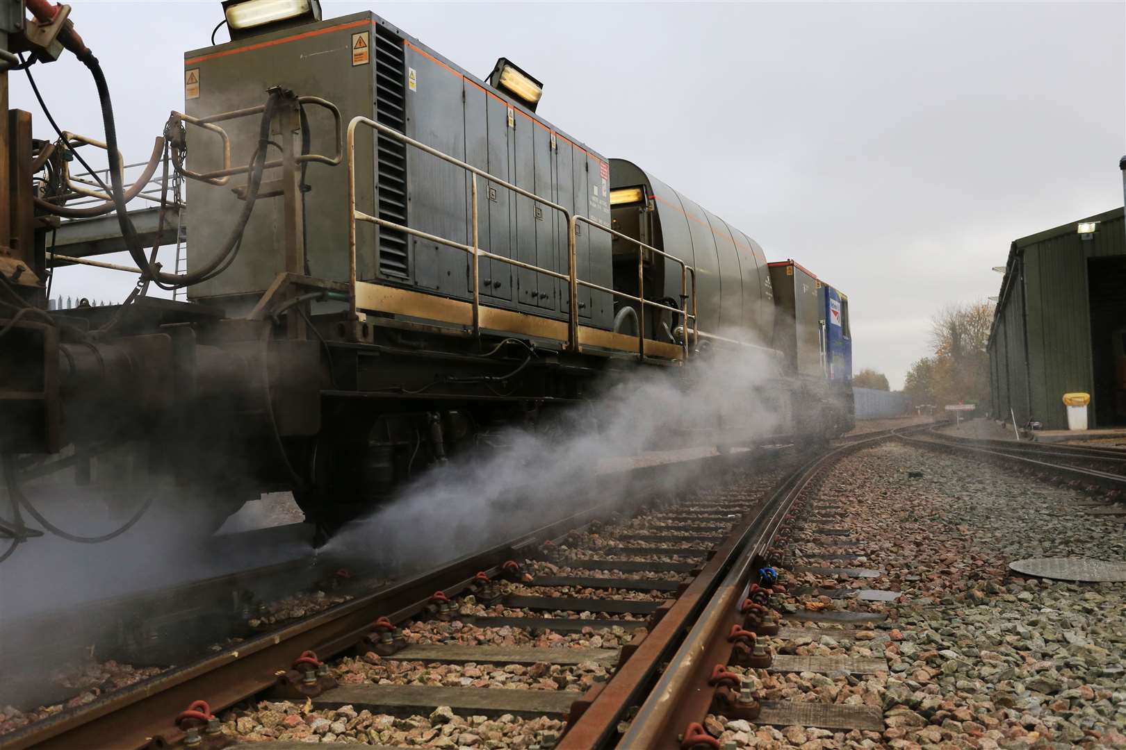 Autumn treatment trains covered more than 70,000 miles of track last year.
