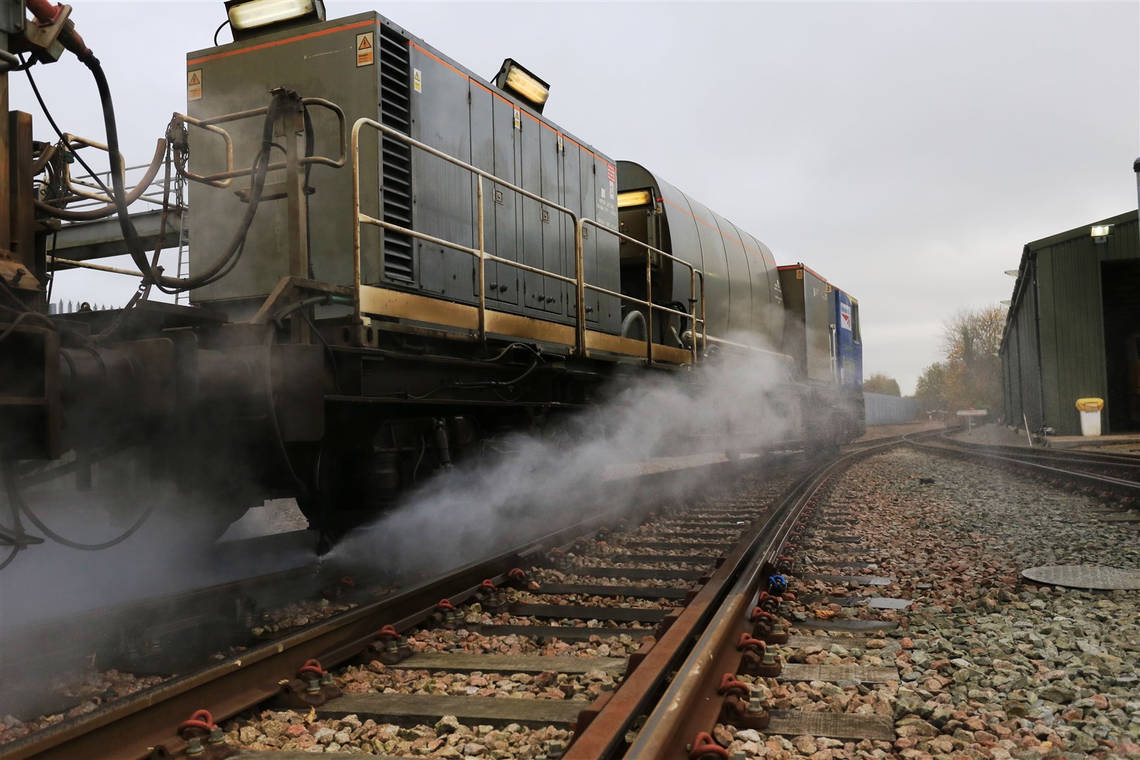 Autumn treatment trains covered more than 70,000 miles of track last year.