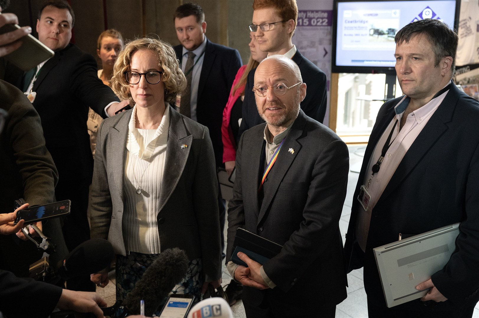 The Greens lost confidence in Humza Yousaf (Lesley Martin/PA)