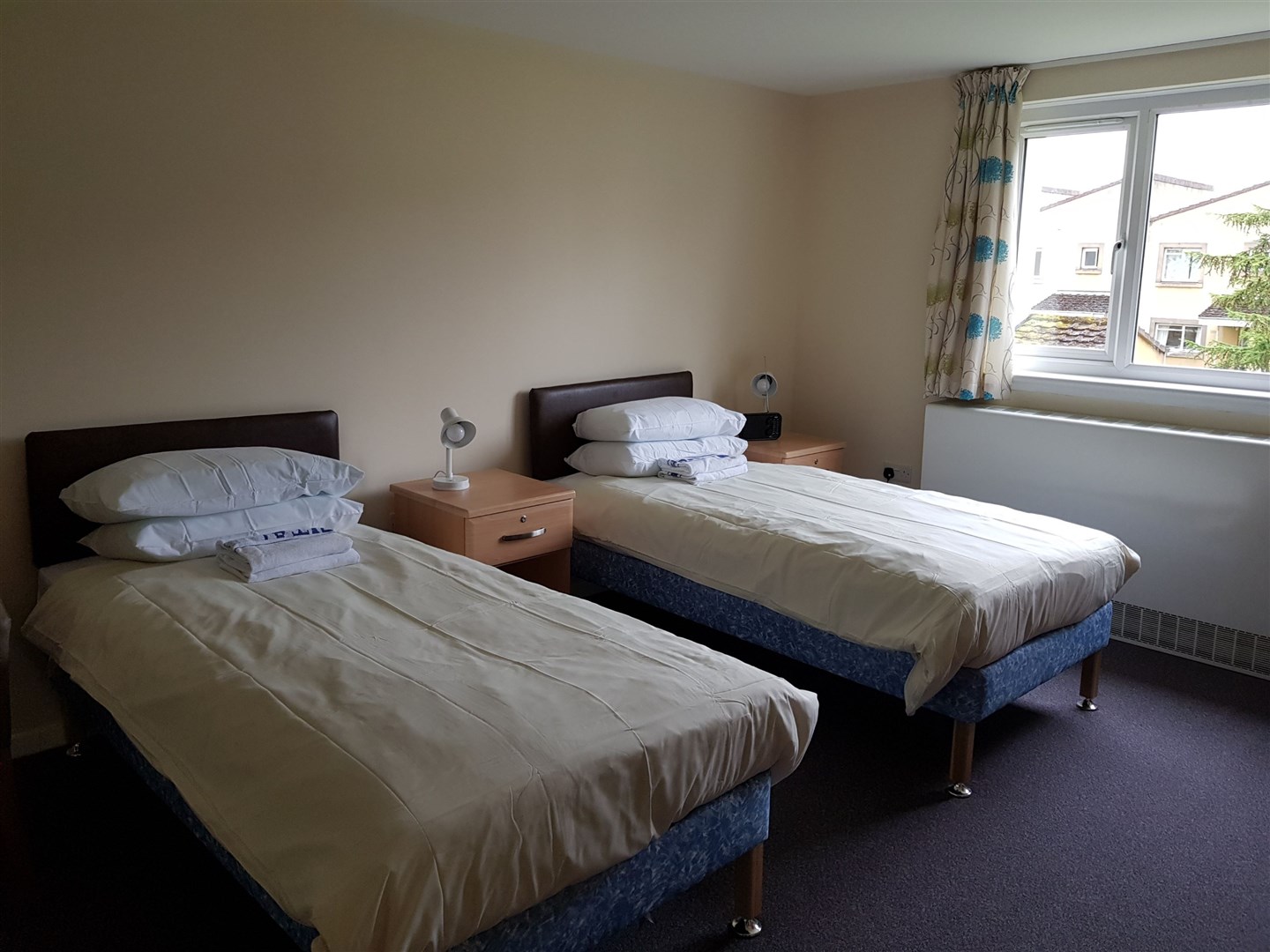 One of the bedrooms at Loch Court.