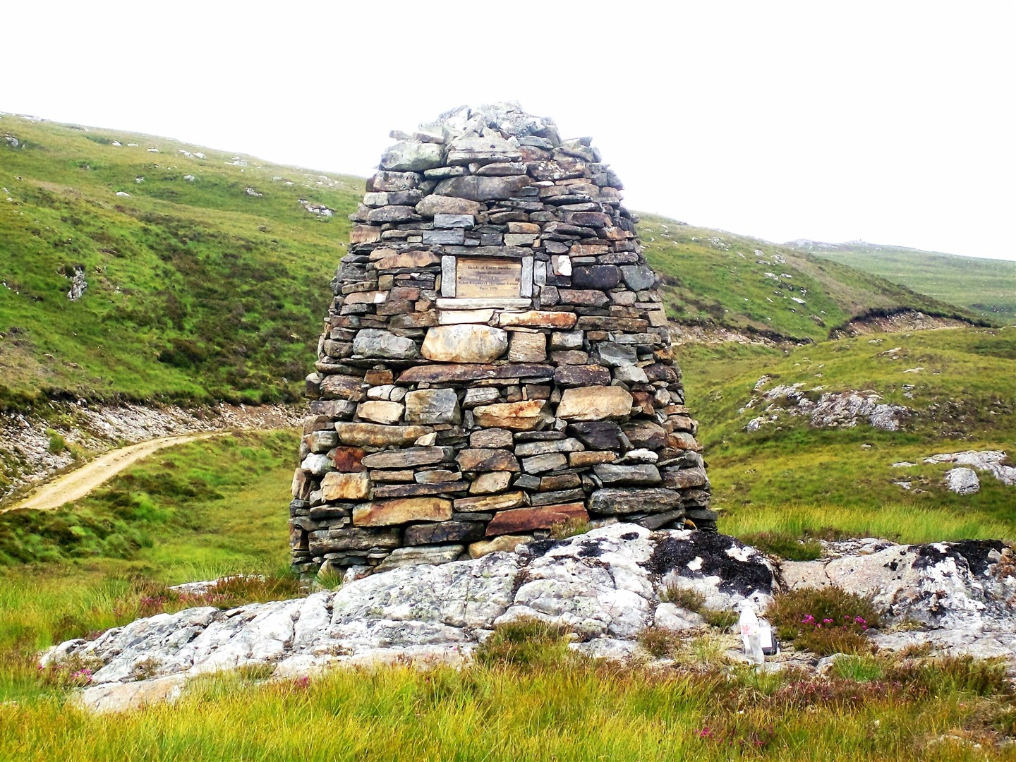 MONUMENTAL: The cairn at Coire Bhuide
