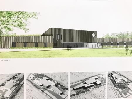 Outlines of the £15m Aviemore hospital plans