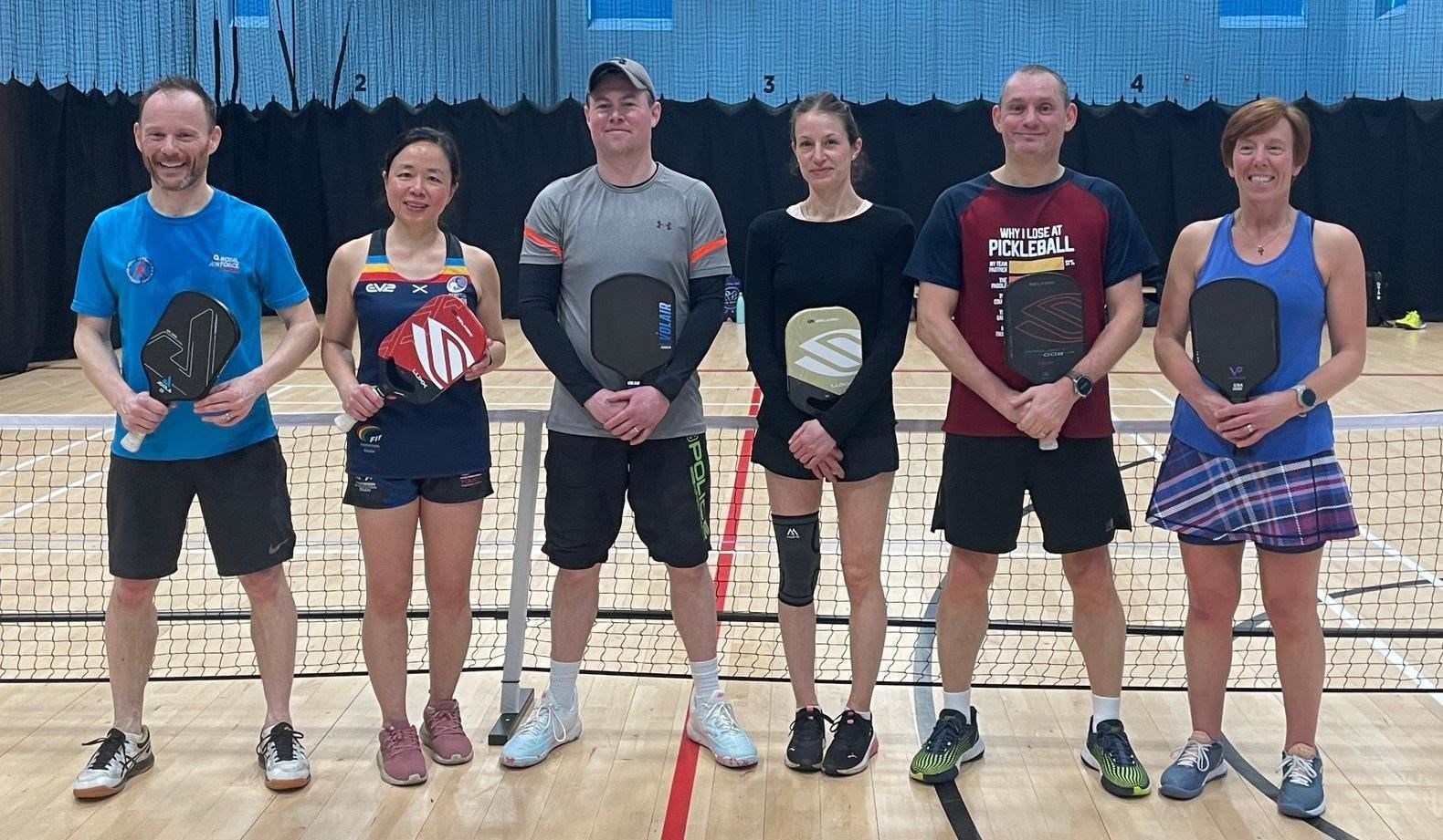Lee MacDonald, Vega Hui Ouyang, (both Nairn) Luke Matheson, (Inverness) Julie Sachot, (Drumnadrochit) Neil O’Connor (Nairn) and Isabel Paterson (Black Isle) were victorious in Pickleball Inverness' opening victory in the Scottish leagues.