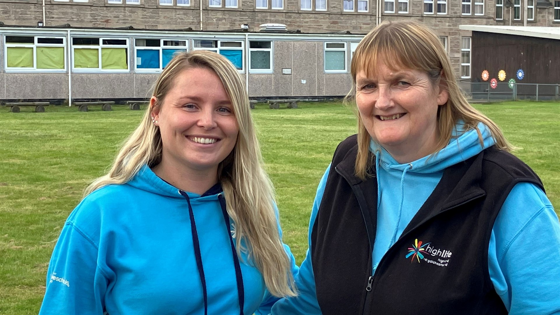 Deanna Lundie and Elizabeth Macdonald, Active Schools coordinators in Nairn.