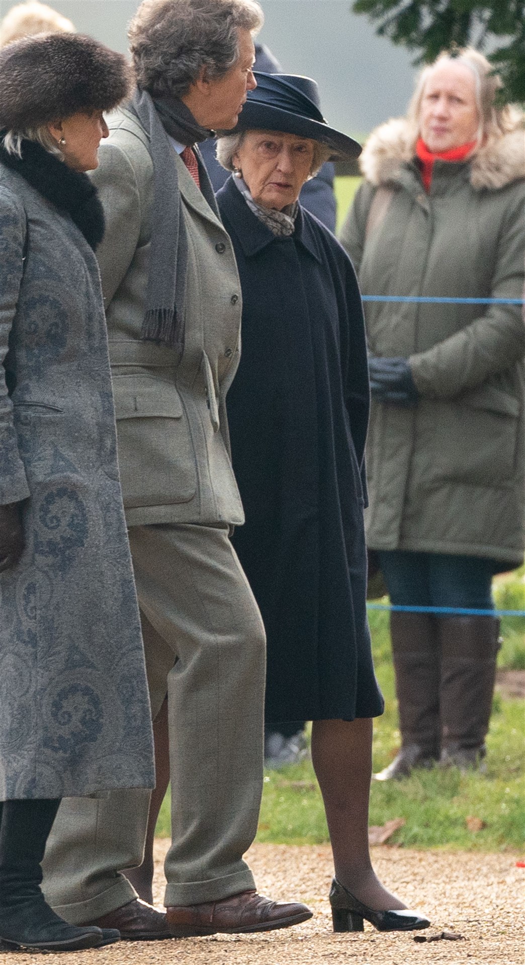 Lady Susan Hussey attends a church service at Sandringham in Norfolk in January (Joe Giddens/PA)