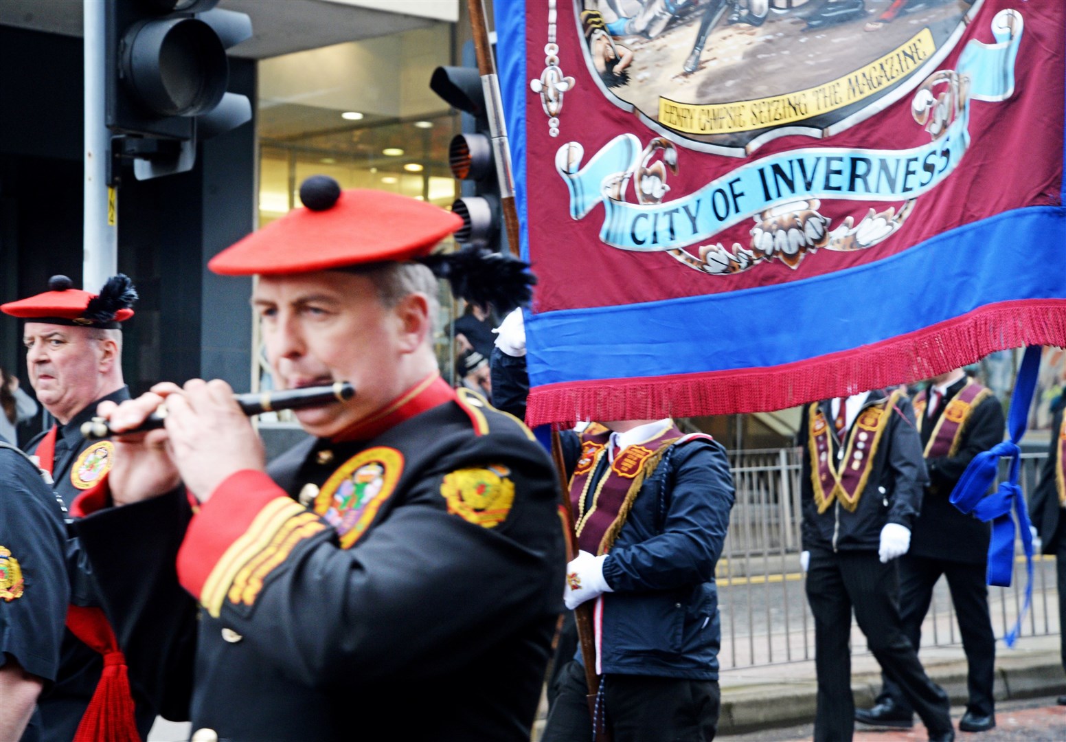 The Apprentice Boys of Derry parade in Inverness.