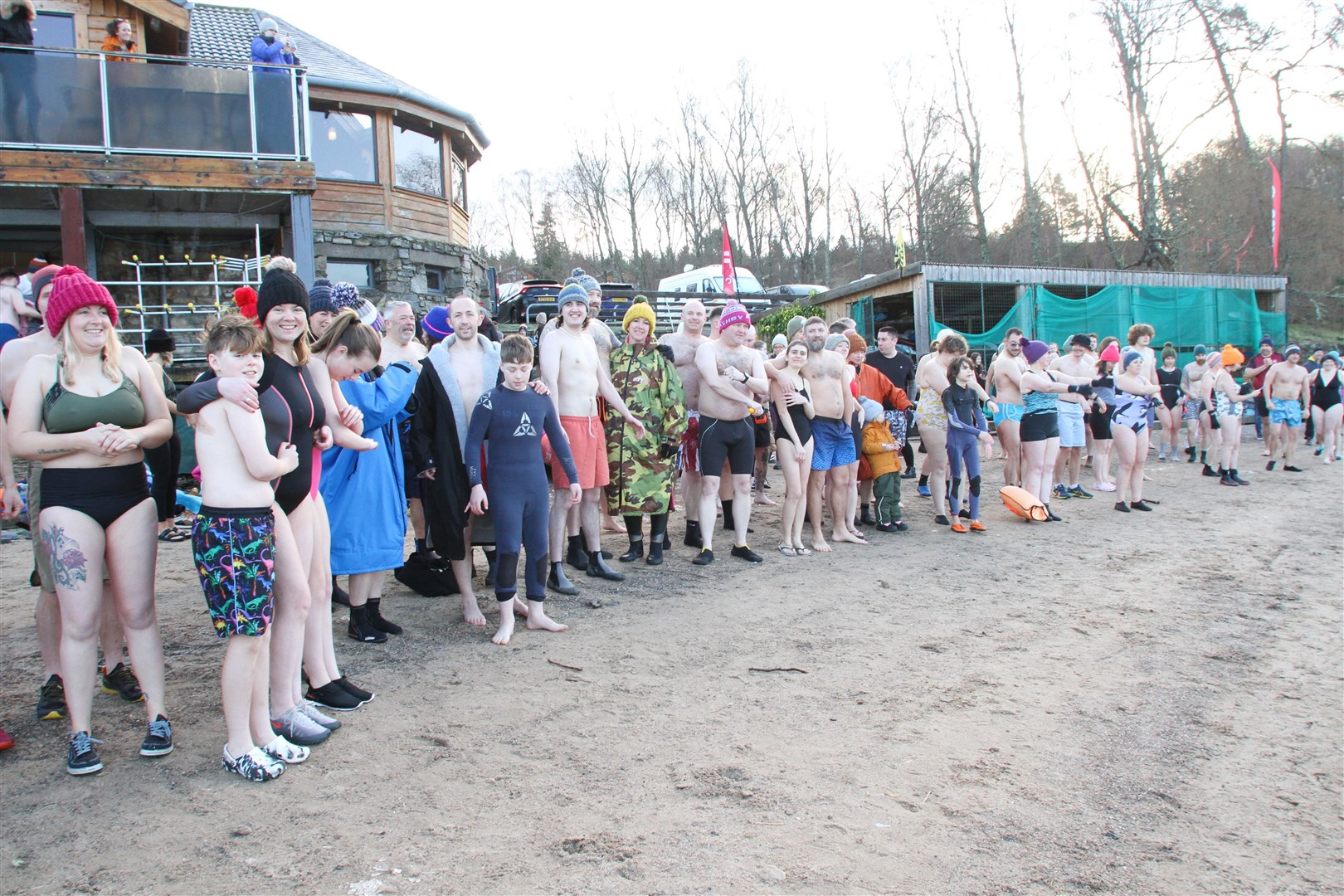 Taking the plunge: the 2024 ice-breakers who braved waters of 0.5C. All dip pics by Frances Porter.