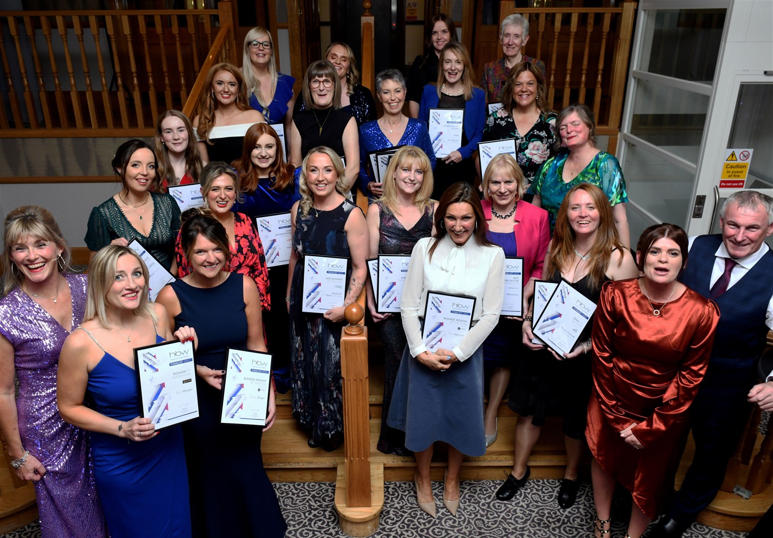 All the prize-winners at last year's Highland Business Women awards. Picture: James Mackenzie